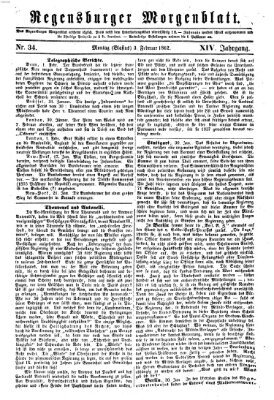 Regensburger Morgenblatt Montag 3. Februar 1862