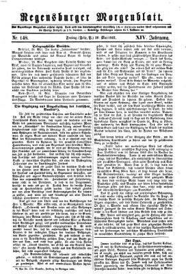 Regensburger Morgenblatt Freitag 30. Mai 1862
