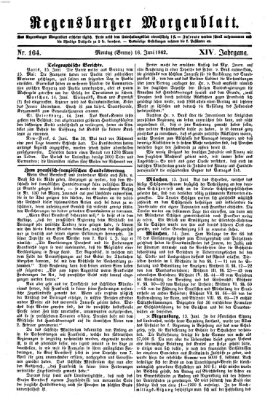 Regensburger Morgenblatt Montag 16. Juni 1862