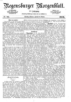 Regensburger Morgenblatt Dienstag 28. Oktober 1862