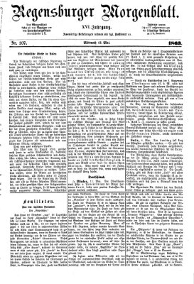 Regensburger Morgenblatt Mittwoch 13. Mai 1863