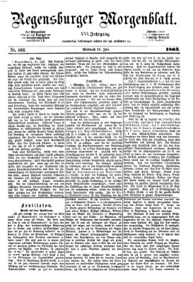Regensburger Morgenblatt Mittwoch 22. Juli 1863