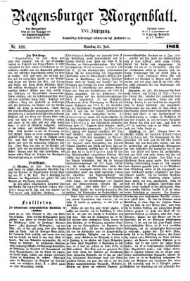 Regensburger Morgenblatt Samstag 25. Juli 1863