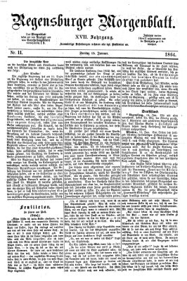 Regensburger Morgenblatt Freitag 15. Januar 1864