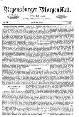 Regensburger Morgenblatt Freitag 29. Januar 1864