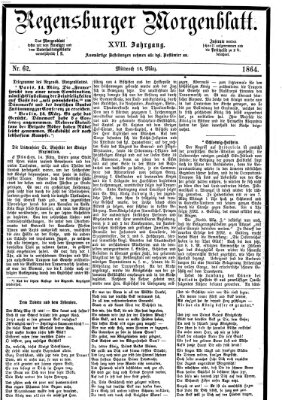 Regensburger Morgenblatt Mittwoch 16. März 1864