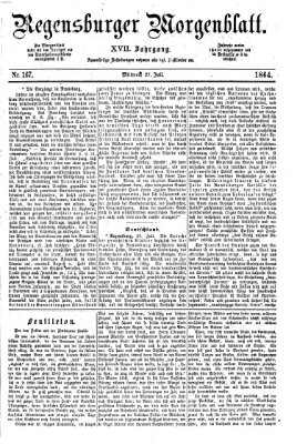 Regensburger Morgenblatt Mittwoch 27. Juli 1864