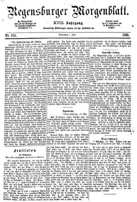 Regensburger Morgenblatt Donnerstag 1. Juni 1865