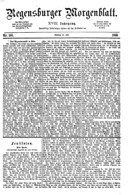 Regensburger Morgenblatt Dienstag 25. Juli 1865