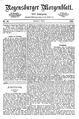Regensburger Morgenblatt Donnerstag 8. Februar 1866