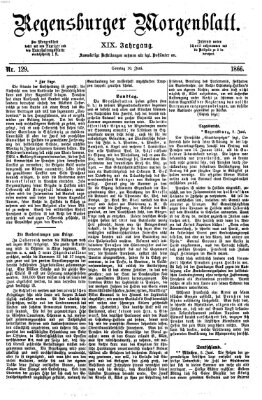 Regensburger Morgenblatt Sonntag 10. Juni 1866