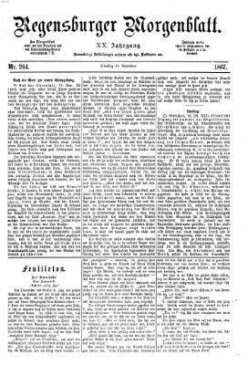 Regensburger Morgenblatt Dienstag 19. November 1867