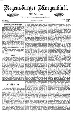 Regensburger Morgenblatt Donnerstag 19. Dezember 1867