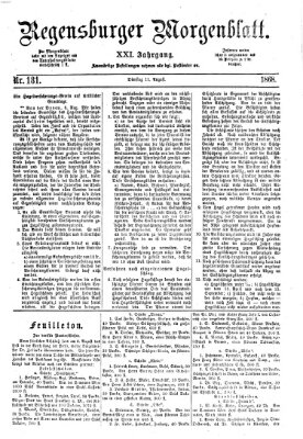 Regensburger Morgenblatt Dienstag 11. August 1868