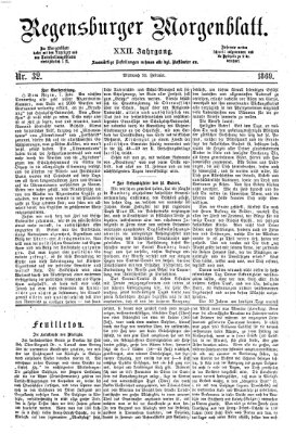 Regensburger Morgenblatt Mittwoch 10. Februar 1869