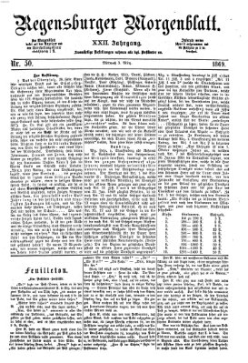 Regensburger Morgenblatt Mittwoch 3. März 1869