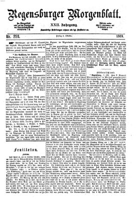 Regensburger Morgenblatt Freitag 8. Oktober 1869