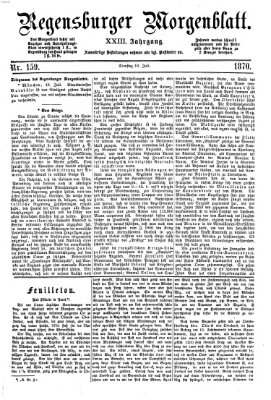 Regensburger Morgenblatt Dienstag 19. Juli 1870