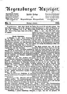 Regensburger Anzeiger Montag 4. Januar 1864