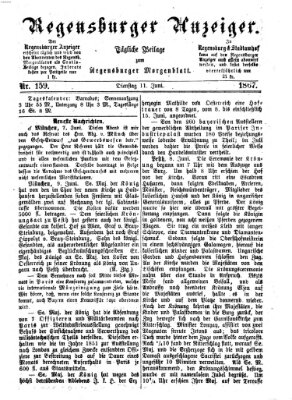 Regensburger Anzeiger Dienstag 11. Juni 1867