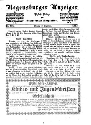 Regensburger Anzeiger Montag 16. Dezember 1867