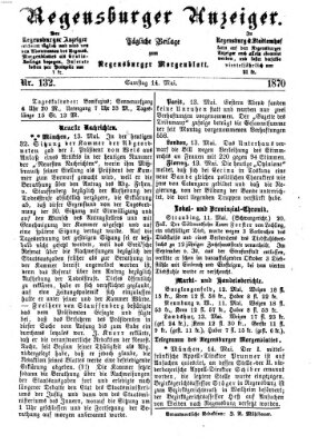 Regensburger Anzeiger Samstag 14. Mai 1870