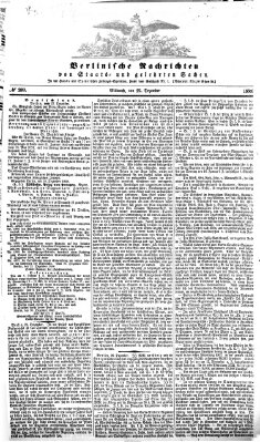 Berlinische Nachrichten von Staats- und gelehrten Sachen Mittwoch 22. Dezember 1858