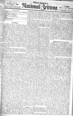 Nationalzeitung Dienstag 15. Mai 1860