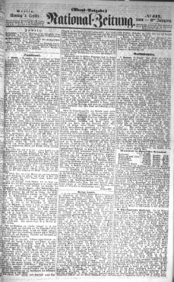 Nationalzeitung Montag 3. September 1860