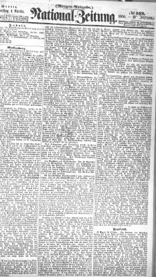 Nationalzeitung Donnerstag 1. November 1860