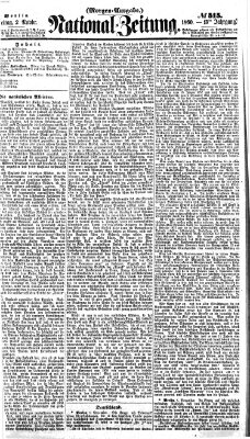 Nationalzeitung Freitag 2. November 1860