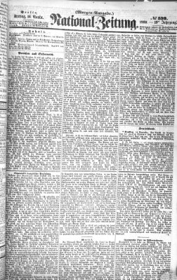 Nationalzeitung Freitag 16. November 1860
