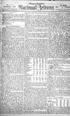 Nationalzeitung Samstag 1. Juni 1861
