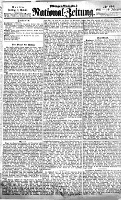 Nationalzeitung Freitag 1. November 1861