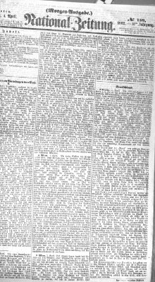 Nationalzeitung Freitag 4. April 1862