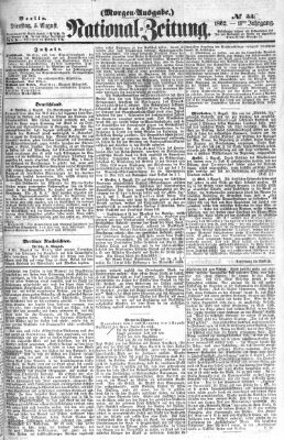Nationalzeitung Dienstag 5. August 1862