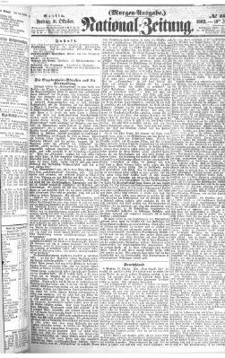 Nationalzeitung Freitag 31. Oktober 1862