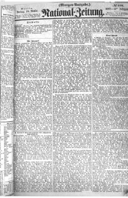 Nationalzeitung Freitag 28. November 1862