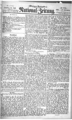Nationalzeitung Dienstag 14. Juli 1863