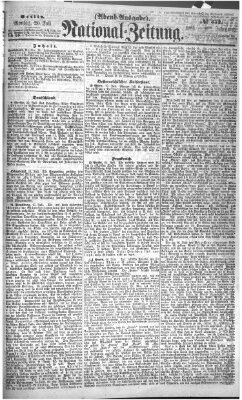 Nationalzeitung Montag 20. Juli 1863