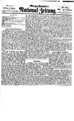 Nationalzeitung Freitag 14. August 1863