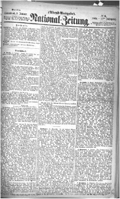 Nationalzeitung Samstag 2. Januar 1864