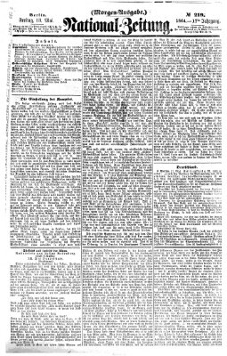 Nationalzeitung Freitag 13. Mai 1864