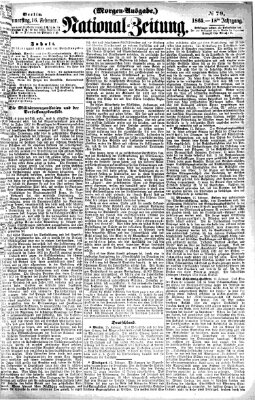 Nationalzeitung Donnerstag 16. Februar 1865