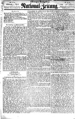 Nationalzeitung Mittwoch 5. April 1865