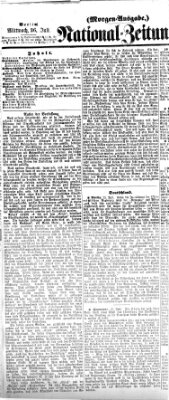 Nationalzeitung Mittwoch 26. Juli 1865