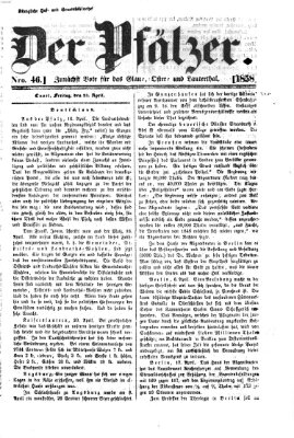 Pfälzer Freitag 23. April 1858