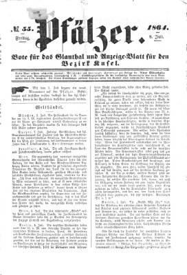 Pfälzer Freitag 8. Juli 1864