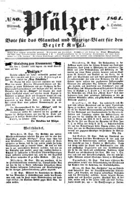 Pfälzer Mittwoch 5. Oktober 1864