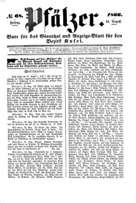 Pfälzer Freitag 24. August 1866